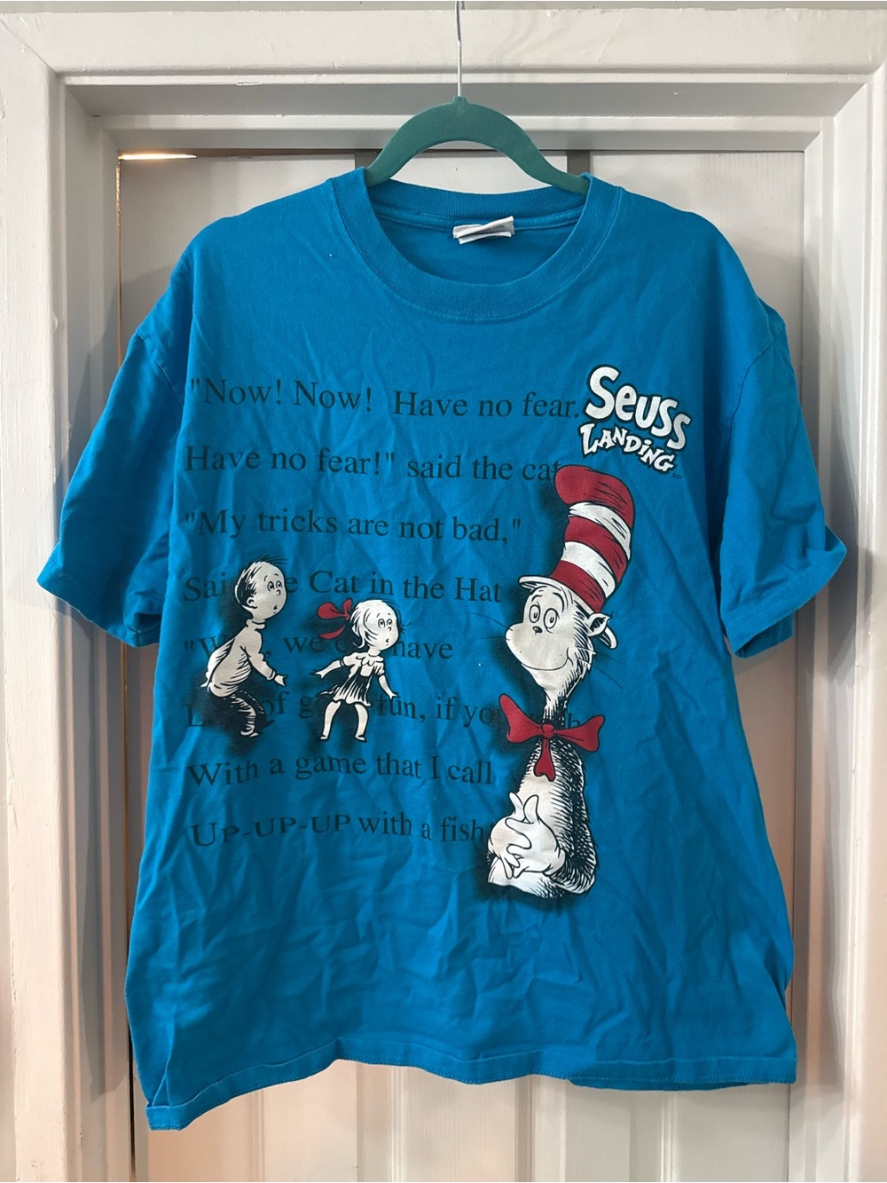 Dr. Seuss Blue 'Cat in the Hat' Graphic Tee